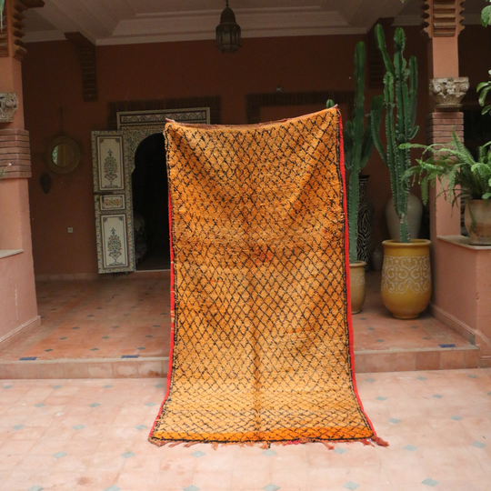 Moroccan Berber Rug, 5x10 Feet Carpet