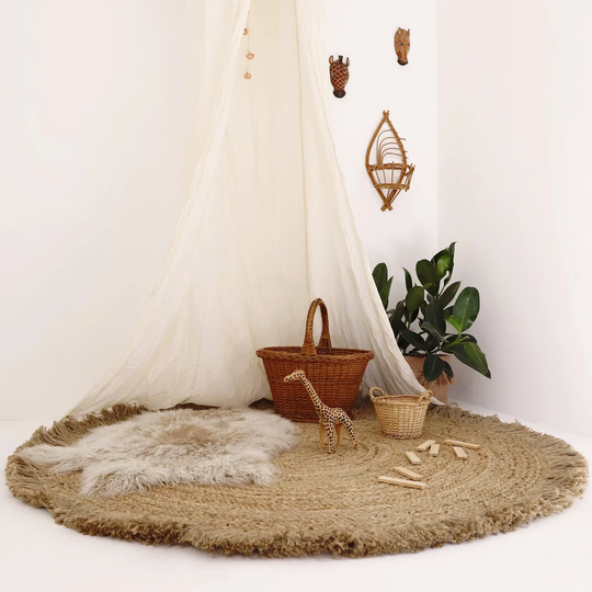 Terra Handmade Braided Brown Rug