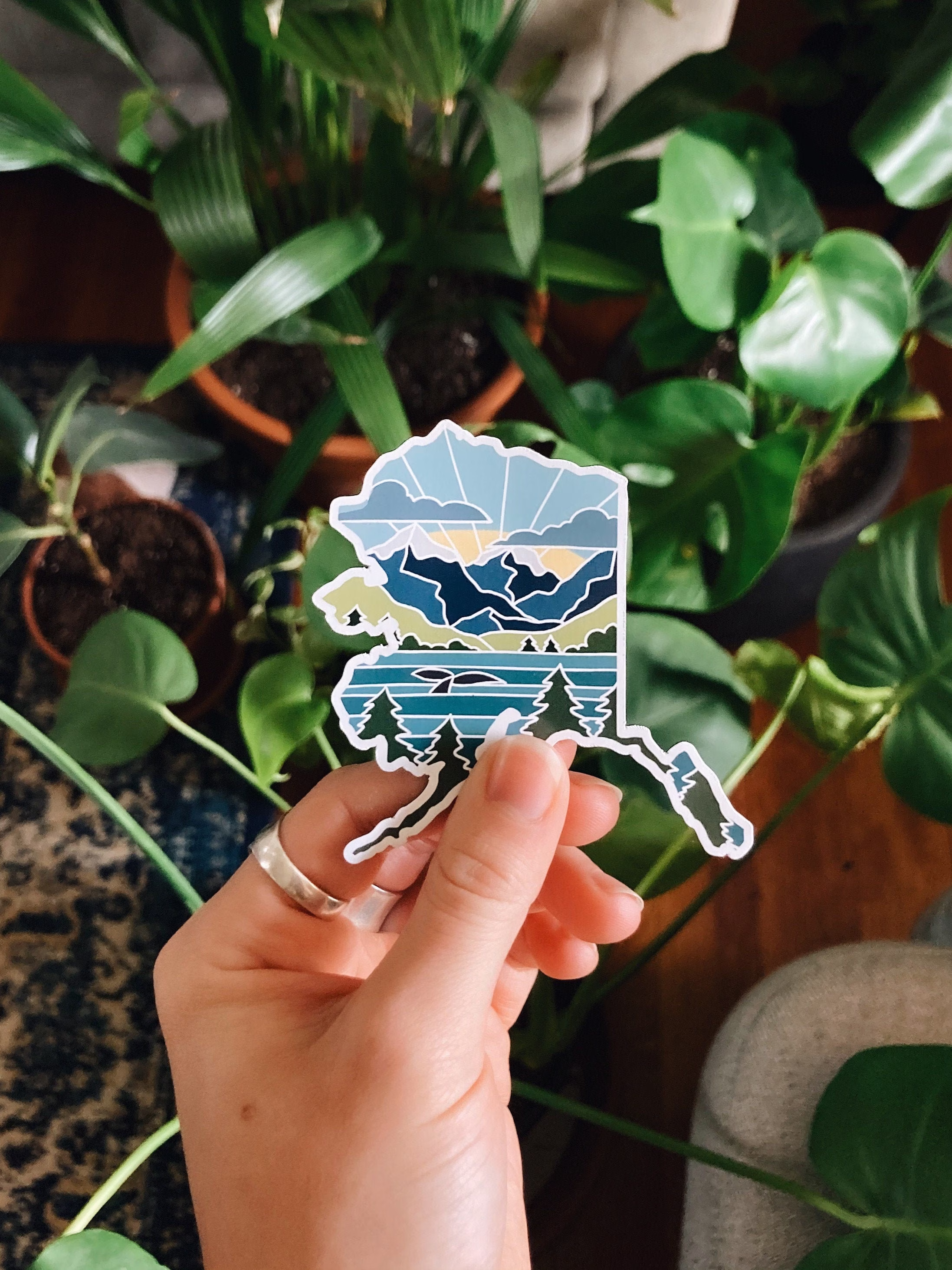 Alaska Car Magnet | Outdoorsy Locker Fridge Lightweight