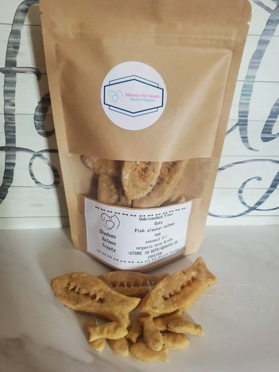Salmon Dog Treats - Shadows Salmon Organic Salmon - Artisan Treats