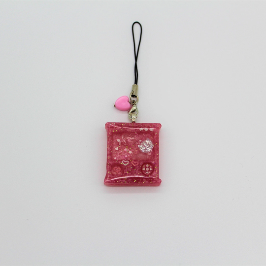Toy Crane Shaker Keychain/Phone Charm