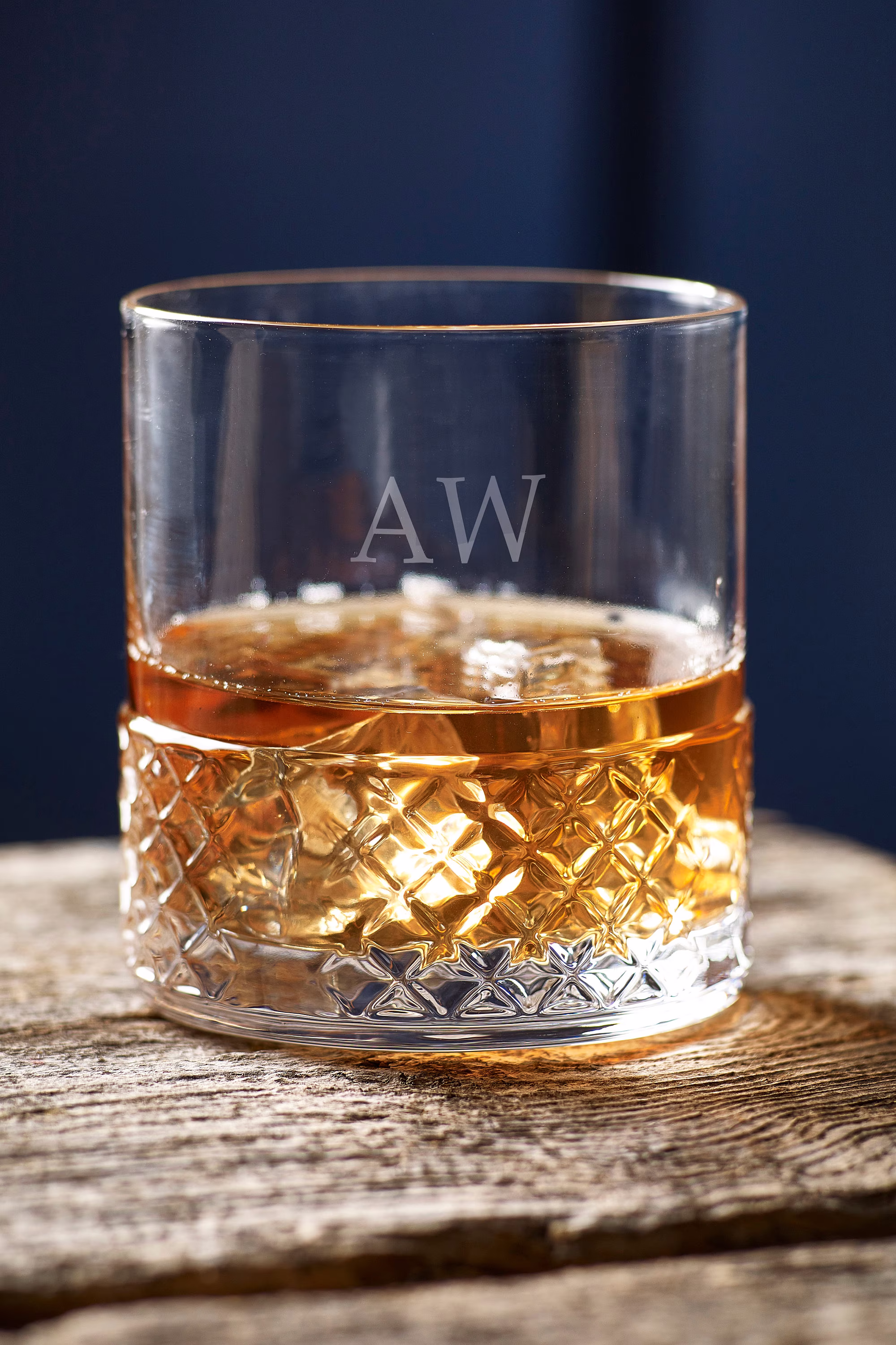 Personalised Crystal Glass Inspired By The Retro 1960's, Cough Syrup, Laser Engraved Gift Ideas, Wedding, Birthday Gift, Any Name, Idea