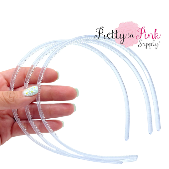 Clear Plastic Headband For Parties | Diy 8mm Hair Supplies Custom Accessories Clear Plastic Headband