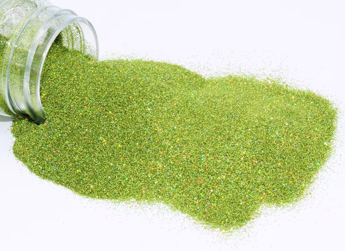Holographic Olive Fine Glitter - 2Oz Shaker