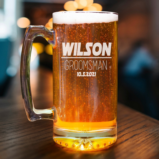 Groomsmen Gift - Best Man Beer Mug Wedding Gifts Party For