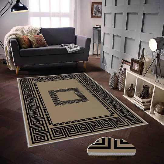 Renita Flatweave Brown/Black Rug