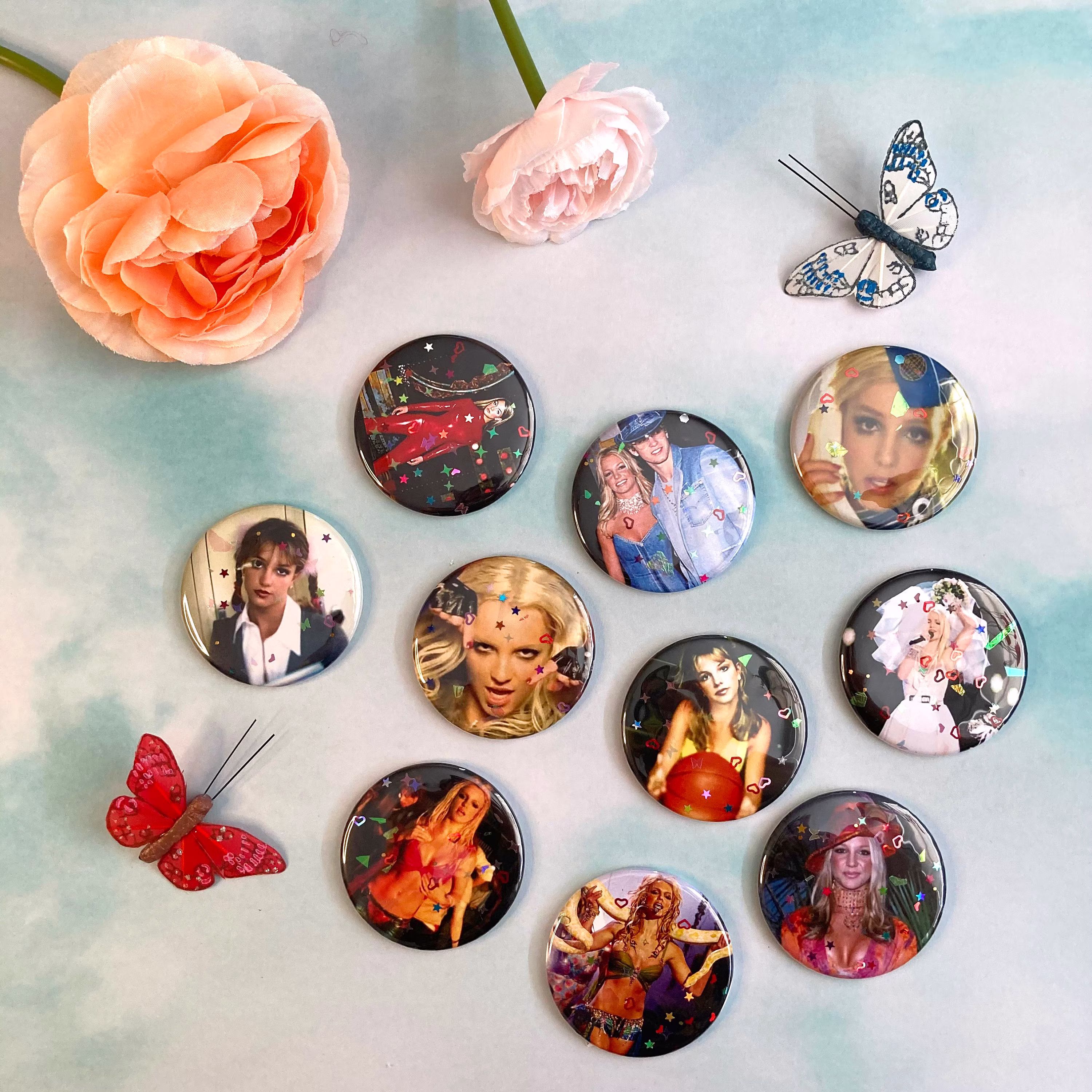 Britney Spears Fridge Magnets - Set Of 10 Refrigerator Housewarming Gift Free 21st Birthday #freebritney