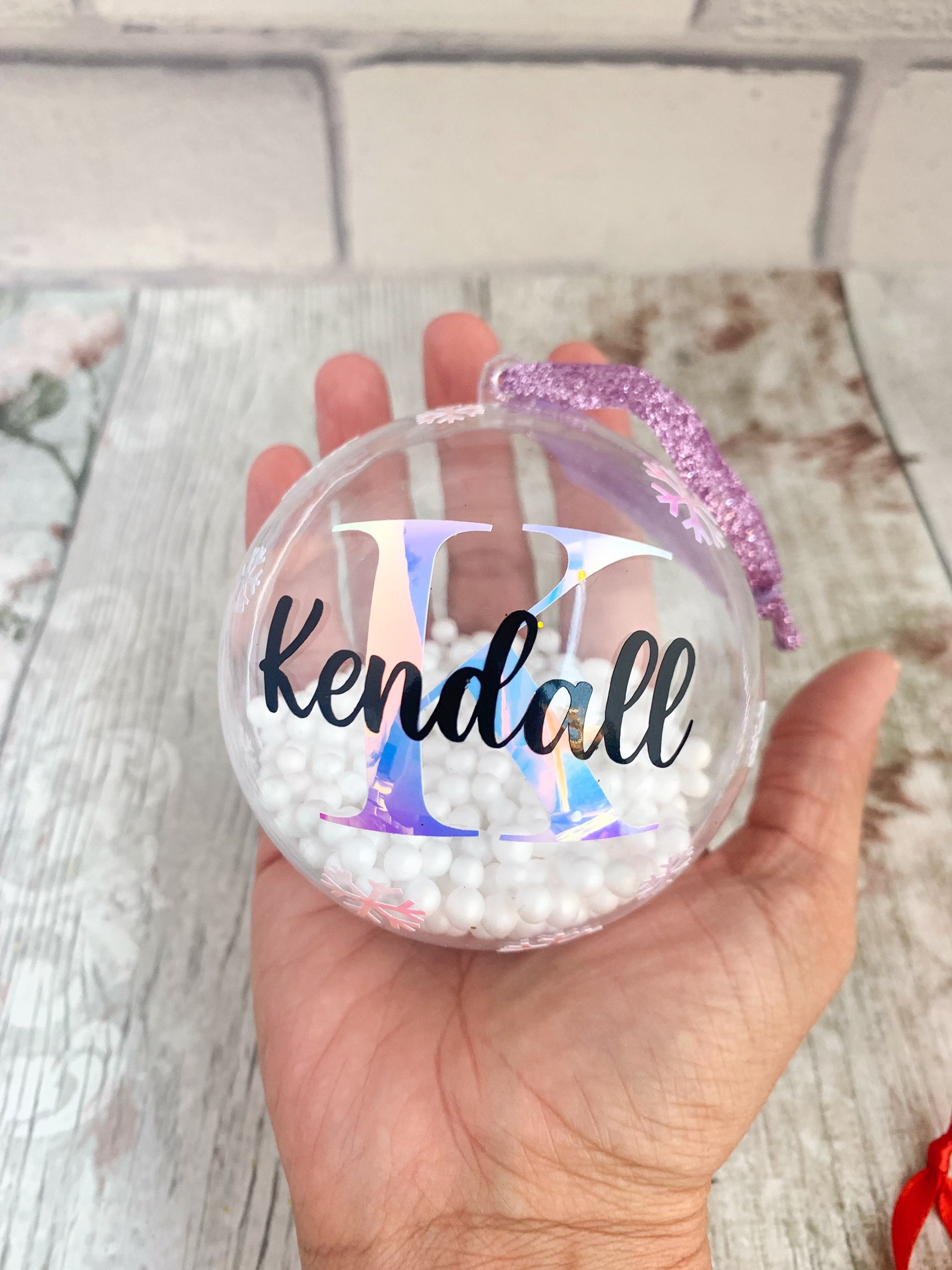 Personalised Bauble Uk, Christmas Tree Ornament, Name Bauble, Xmas Decorations