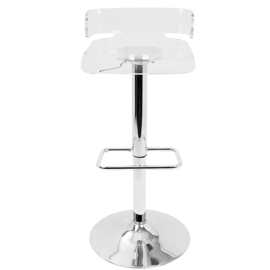Thatcher Height Adjustable Swivel Bar Stool