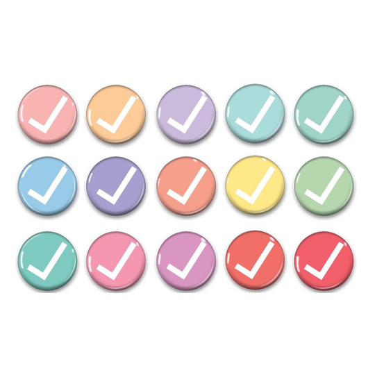 Check Mark Refrigerator Magnets - Task List Chore Chart Family Organization To-Do Office Reminder