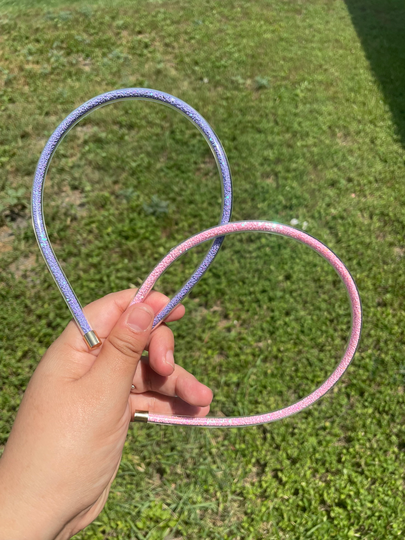 Glitter Shaker Hair Headbands - Accessories Clear Headband