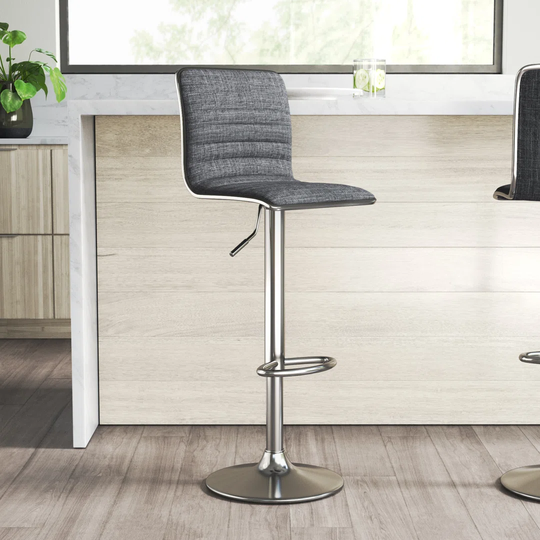 Montalto Height Adjustable Swivel Bar Stool