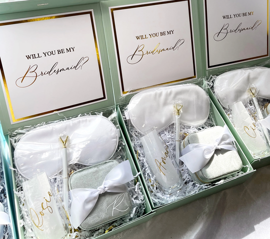 Bridesmaid Box, Sage Gifts, 5 Colors, Proposal Eco Boxes, Gift Will You Be My Bridesmaid
