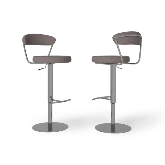 Naumann Height Adjustable Swivel Bar Stool
