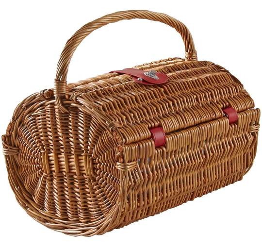 Round Wicker Picnic Basket