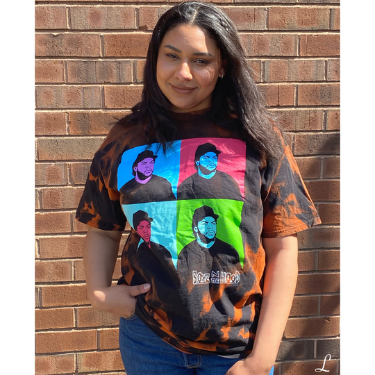Ice Cube - Bleach Dyed Size Large