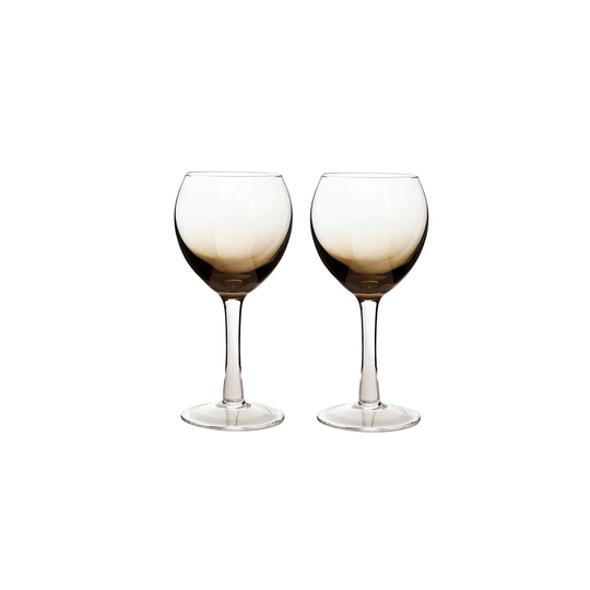 Denby Halo/ Praline Red Wine Glass Set Of 2