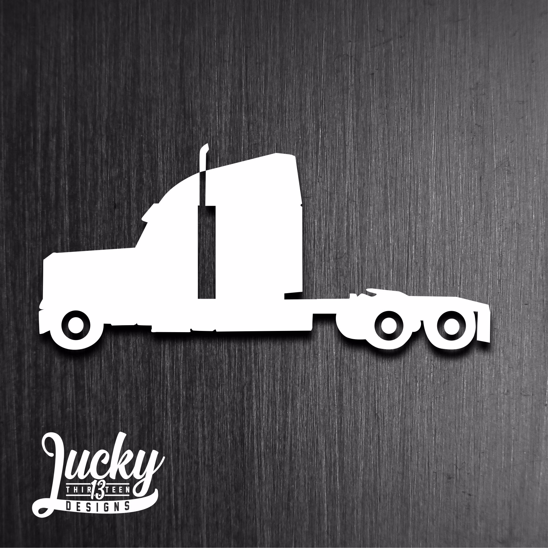Semi Truck Vinyl Decal