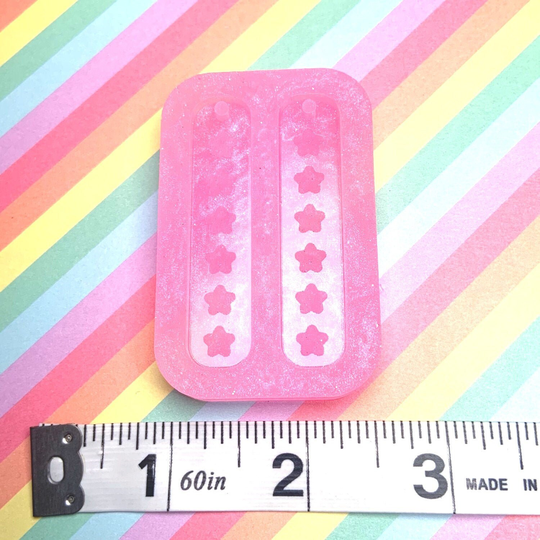 stars Drop Earring Cute Kawaii Silicone Mold - Made To Order