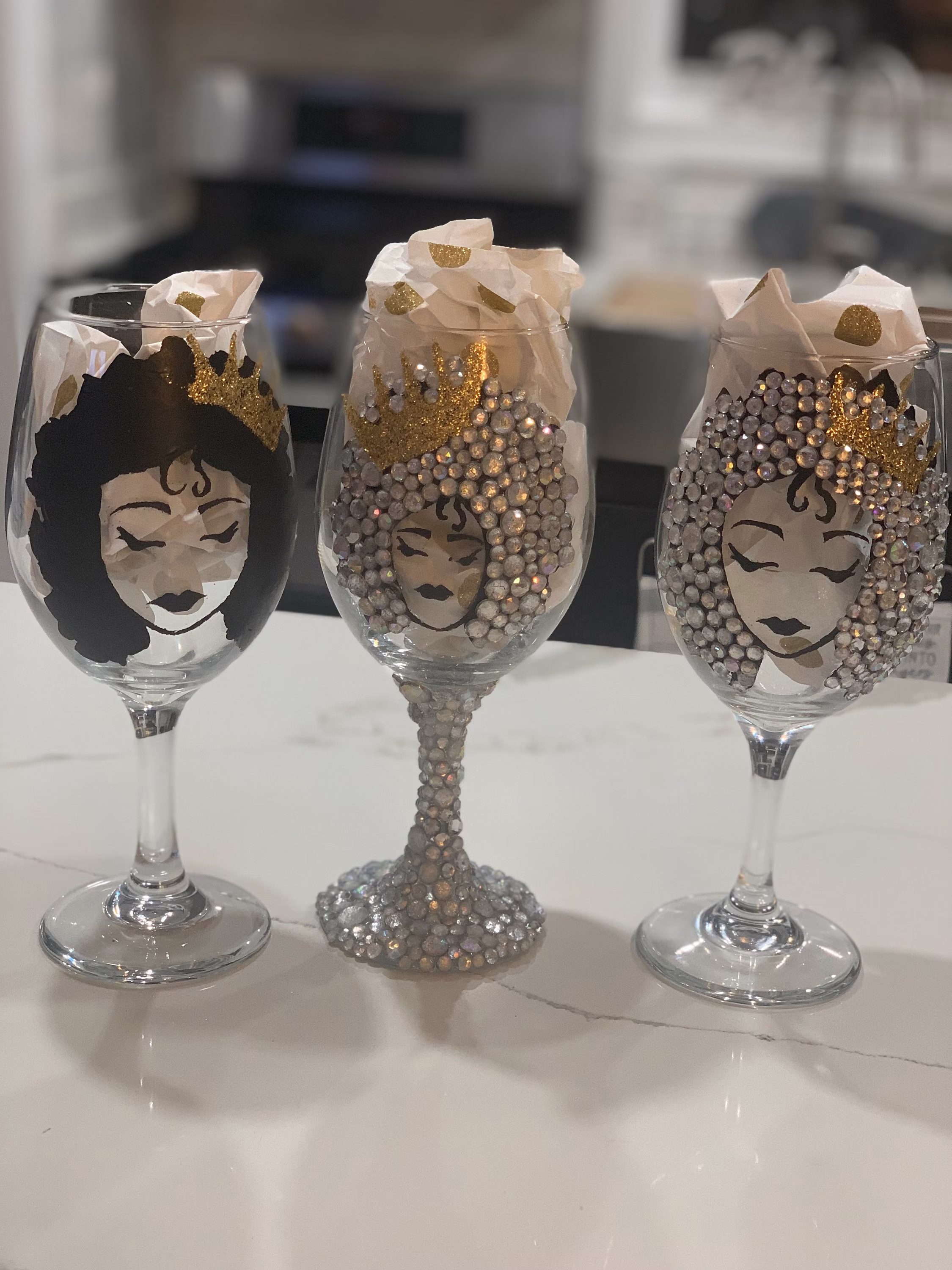 Hand Crafted Wine Glasses