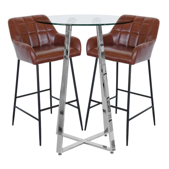 Diddo 2 - Person Bar Height Dining Set