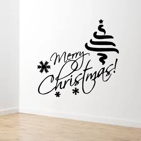 Merry Christmas Sticker Funny Music Band Car Window Mirror Bumper Laptop Vinyl Decal Vinyl Wall Art Decal Music