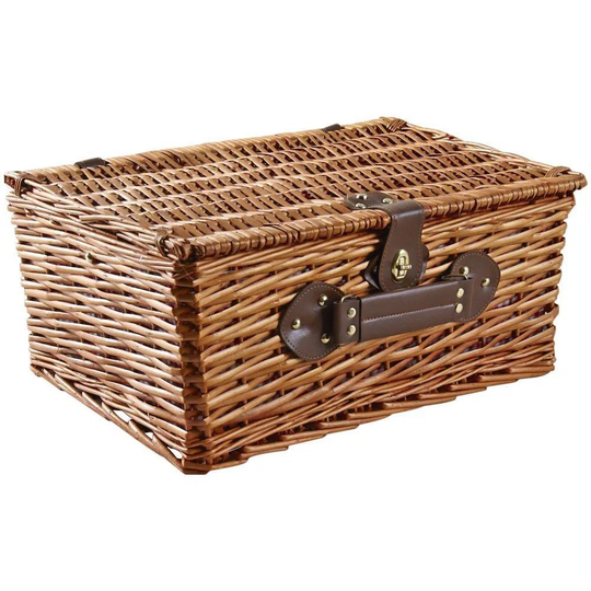 Wicker Picnic Suitcase