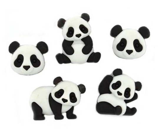 Panda Pile Button/Embellishment