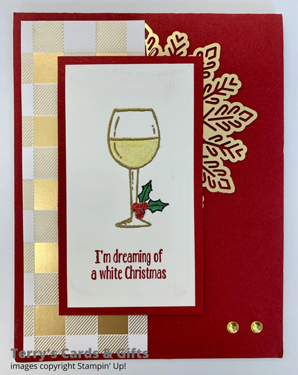 I'm Dreaming Of A Wine Christmas Card