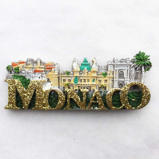 Monaco Fridge Magnet Travel Souvenir Gift Collection Craft Refrigerator Decoration