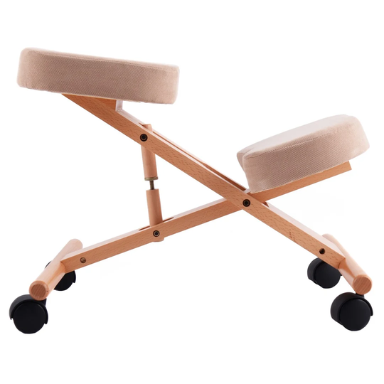 Height Adjustable Wooden Orthopaedic Kneeling Chair