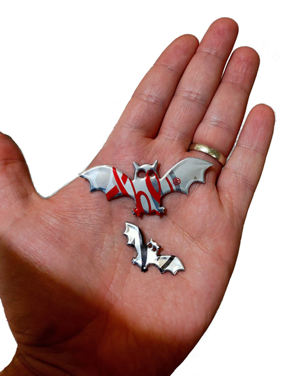 Bats Recycled Tin Can Fridge Magnet | Set Of 2