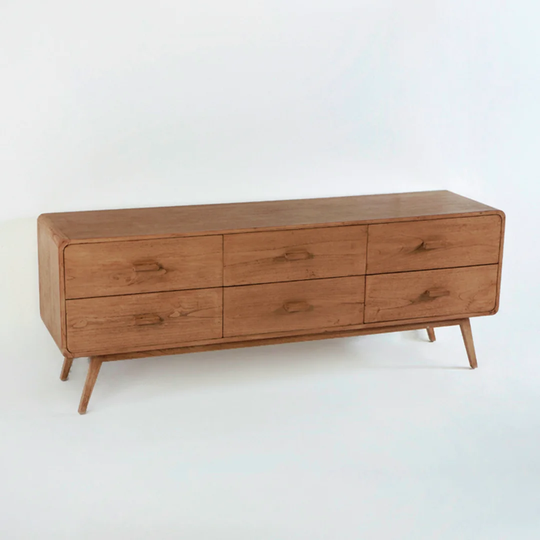 Yusuf 202 Cm Wide 6 Drawer Sideboard