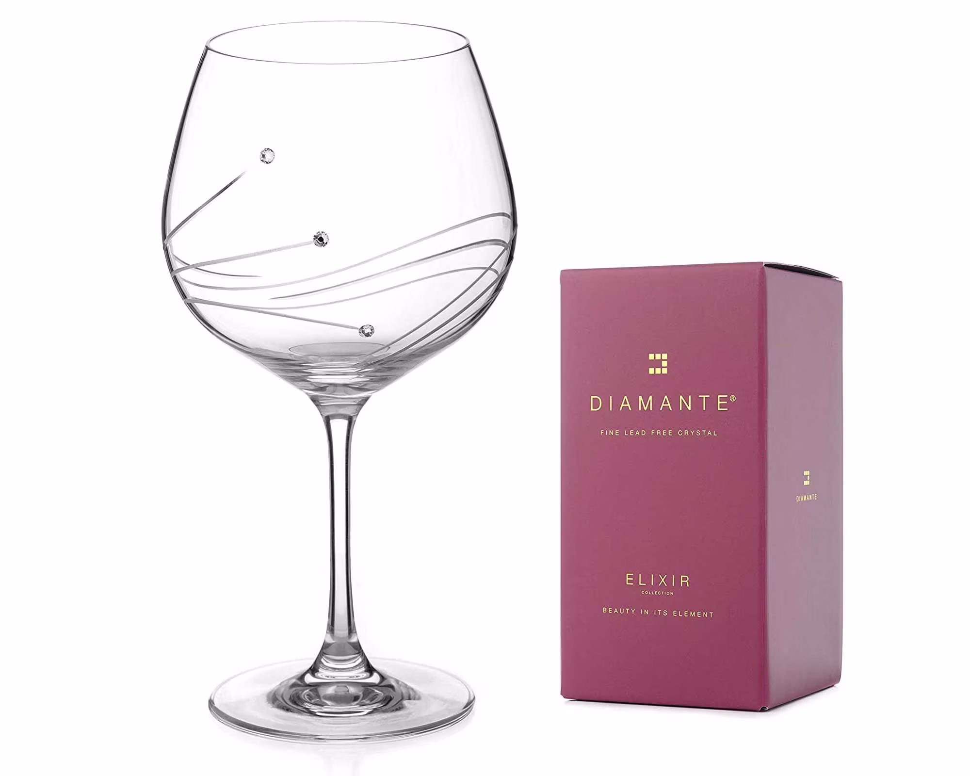 Diamante Swarovski Gin Glass Copa