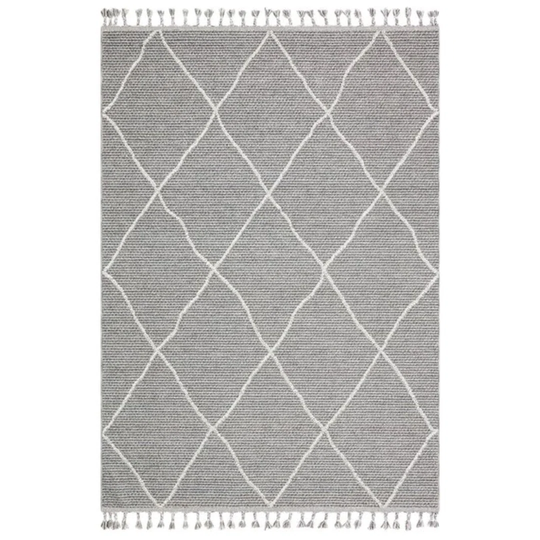 Dallyn Flatweave Grey Rug