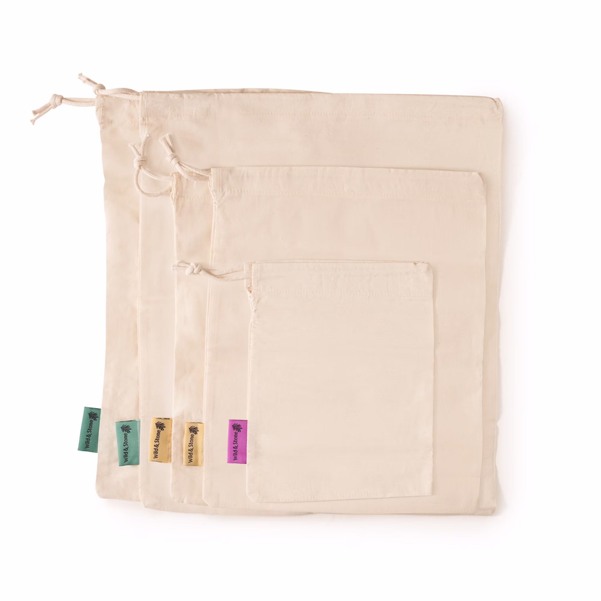 Reusable Produce Bags - Organic Cotton