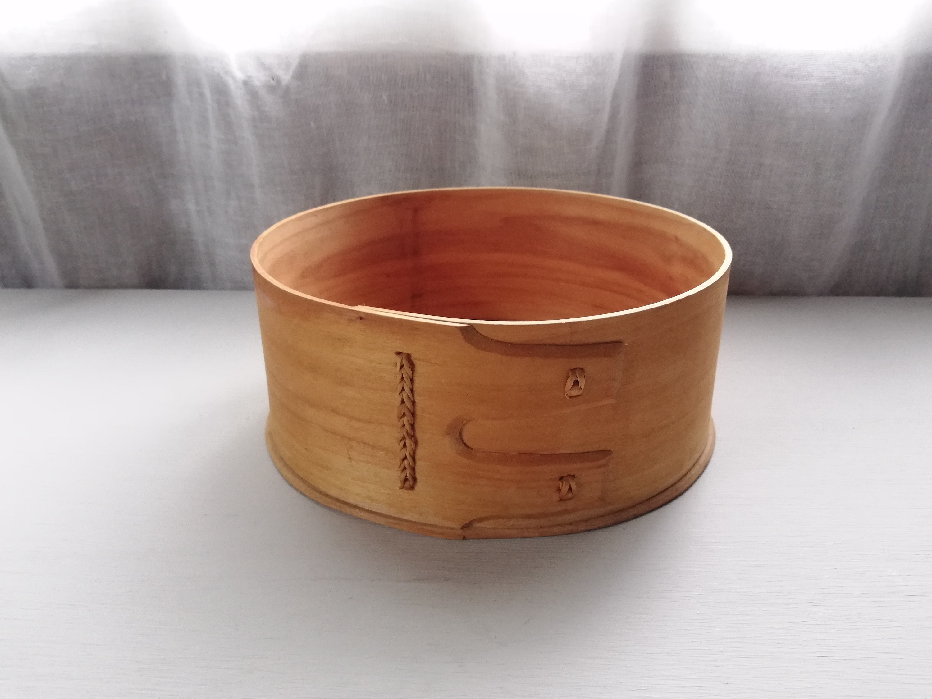 North Bentwood Large Bowl Fruit Table Decor Norwegian Vintage