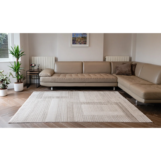 Callum Onyx Tufted Beige Rug