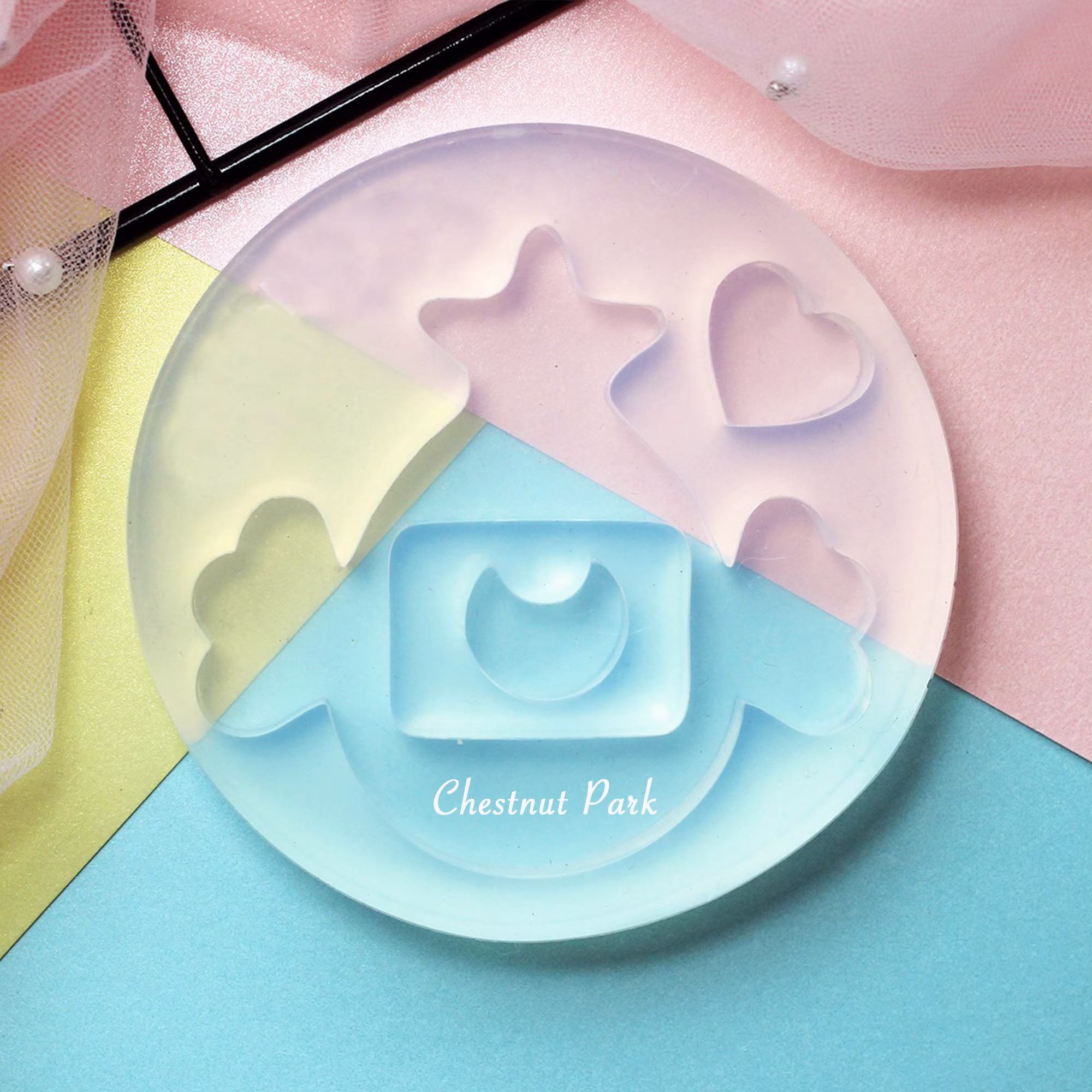 Kawaii Tamagotchi Star Resin Gameboy Cute Silicone Shaker Mold Mould