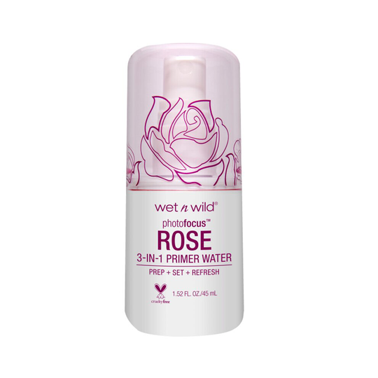Wet n Wild, PhotoFocus 3-in-1 Primer Water, Rose Addiction, 45ml