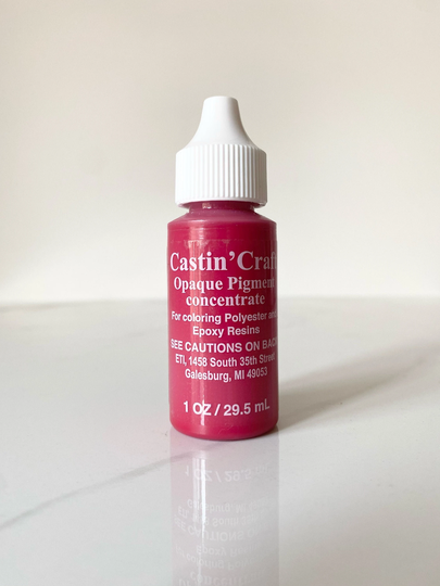 Castin Craft Opaque Red Resin Pigment 1 Oz/29Ml, Epoxy Casting Dye In