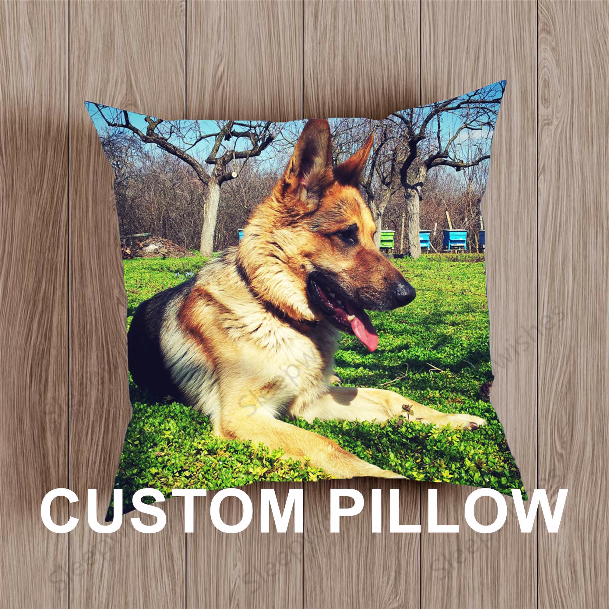Custom Pet Pillow Personalized Photo Dog Cat Picture Customized Animal Gift One-Sided Printing