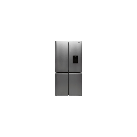 Haier HTF-520WP7 American Fridge Freezer - Platinum