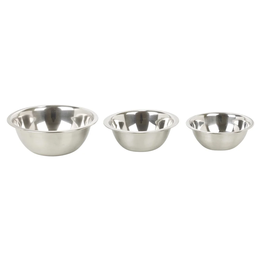 3-Piece Stainless Steel Mixing Bowl Set