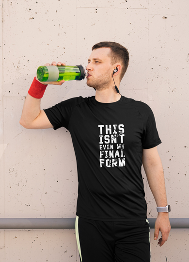 Anime Fitness Tshirt This Isn't Even My Final Form Funny Manga Gym Shirt
