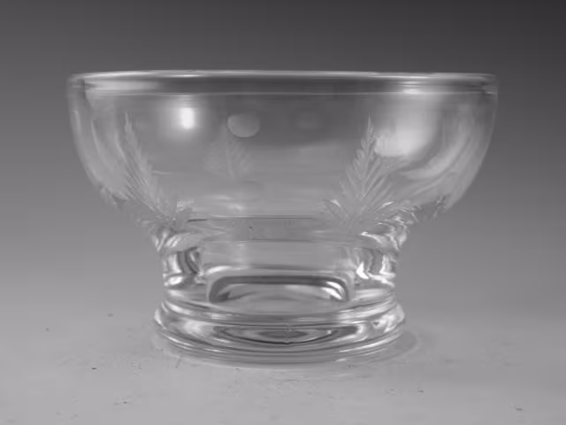 stuart Crystal - Woodchester Spot Bowl Glass/Glasses 2 1/2