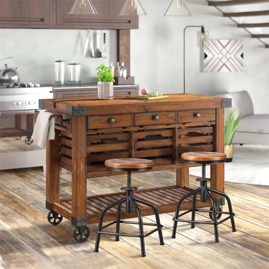 Holasice Height Adjustable Swivel Bar Stool