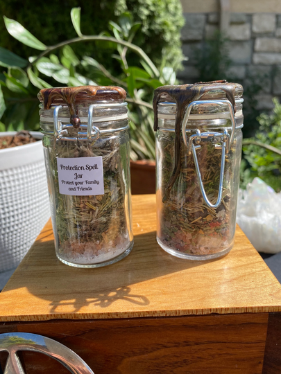 Protection For Home & Family Spell Jar | Bottle