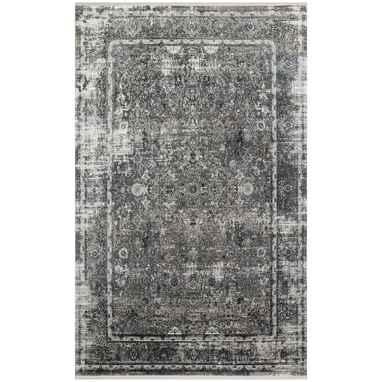 Elodia Gray/Black Rug