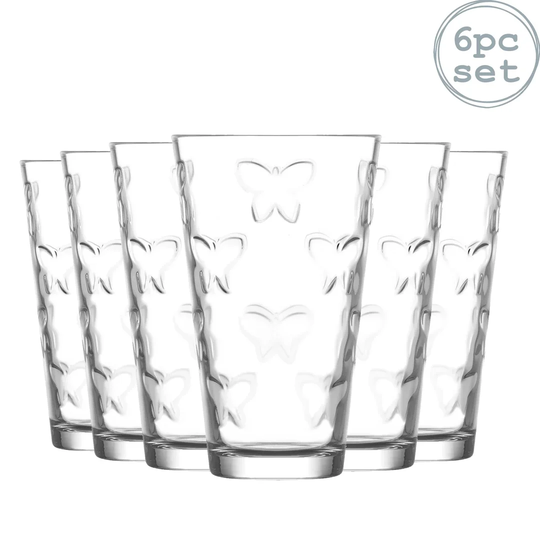 Embossed 325ml Highball Glass